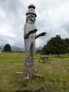 Totem at Friendly Cove: West Coast Vancouver Island British Columbia, July 2016